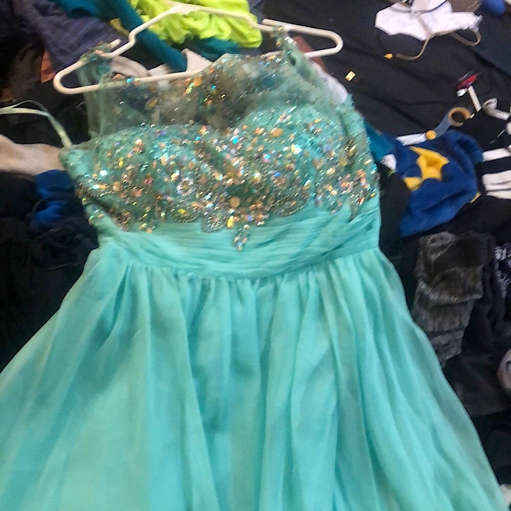A homecoming or prom dress